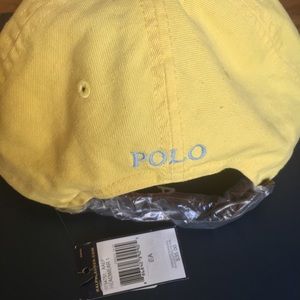 NWT Yellow Polo Ralph Lauren Hat